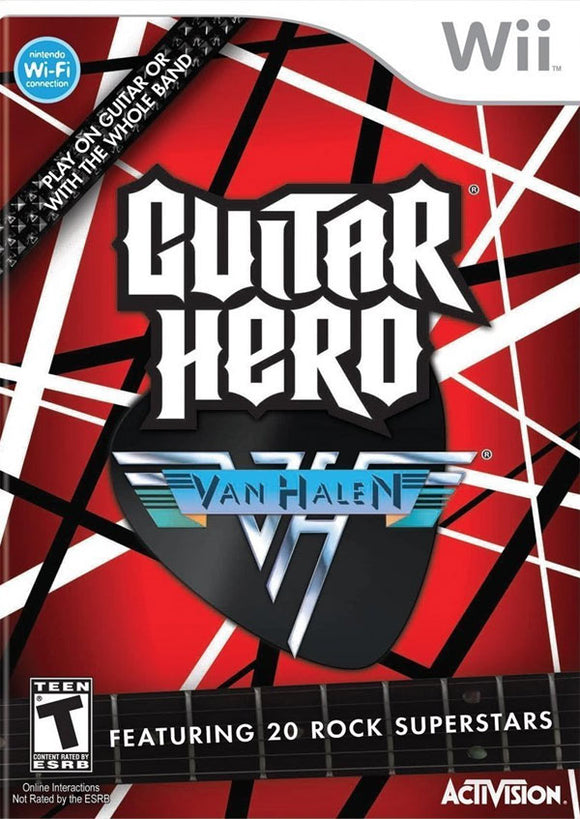 GUITAR HERO VAN HALEN - Wii GAMES