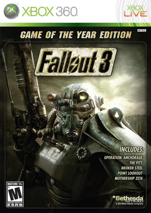 FALLOUT 3 - GOTY EDITION (used) - Xbox 360 GAMES