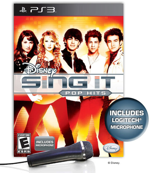 DISNEY SING IT POP HITS BUNDLE - PlayStation 3 GAMES