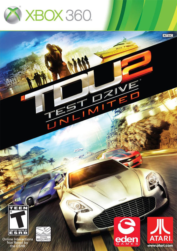 TEST DRIVE UNLIMITED 2 (used) - Xbox 360 GAMES