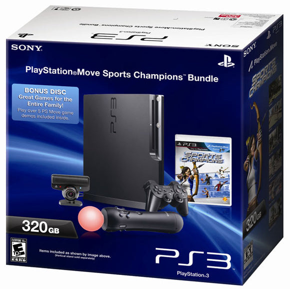 Console Playstation Move Starter Pack Sony PS3 Move Starter Pack