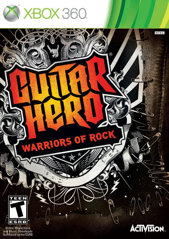 GUITAR HERO WARRIORS OF ROCK (GAME ONLY) - Xbox 360 GAMES