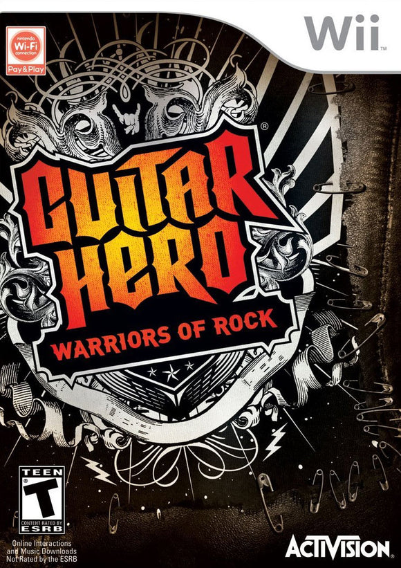 GUITAR HERO WARRIORS OF ROCK (GAME ONLY) - Wii GAMES