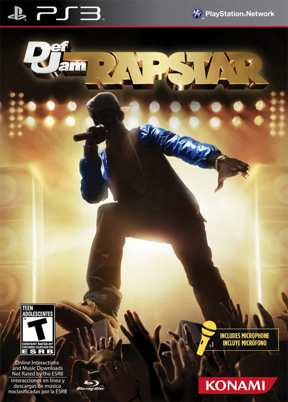 DEF JAM RAPSTAR BUNDLE W/WIRED MIC - PlayStation 3 GAMES