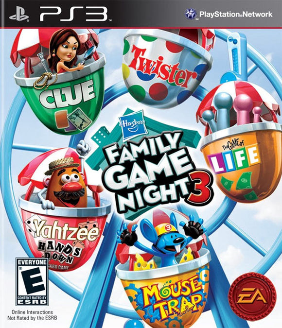 HASBRO FAMILY GAME NIGHT 3 - PlayStation 3 GAMES