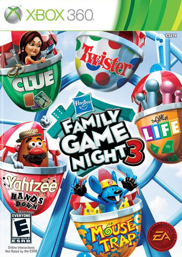 HASBRO FAMILY GAME NIGHT 3 (used) - Xbox 360 GAMES
