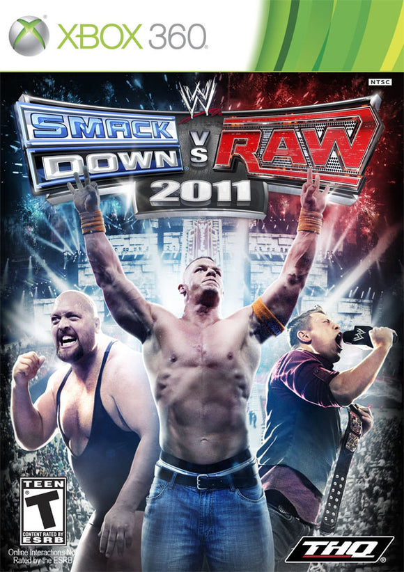 WWE SMACKDOWN VS RAW 2011 (used) - Xbox 360 GAMES