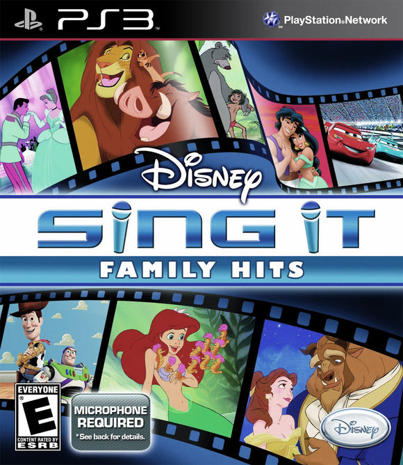 DISNEY SING IT FAMILY HITS - PlayStation 3 GAMES