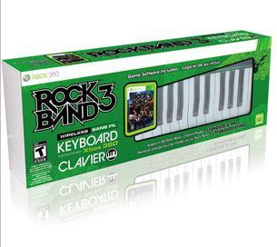 ROCK BAND 3 KEYBOARD BUNDLE (used) - Xbox 360 GAMES