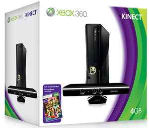 X360 MODEL 2 BLACK - 4GB - KINECT BUNDLE - Xbox 360 System