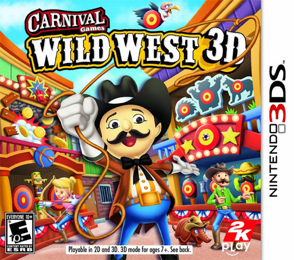 CARNIVAL GAMES WILD WEST 3D - Nintendo 3DS GAMES
