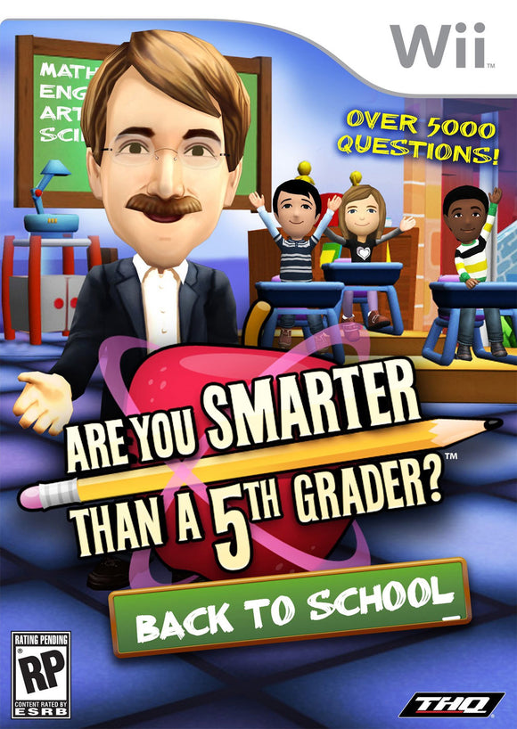 ARE YOU SMARTER THAN A 5TH GRADER? BACK TO SCHOOL - Wii GAMES