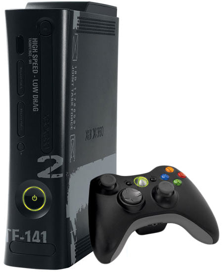 X360 MODEL 1 BLACK - 250GB - MODERN WARFARE 2 LIMITED EDITION BUNDLE - Xbox 360 System