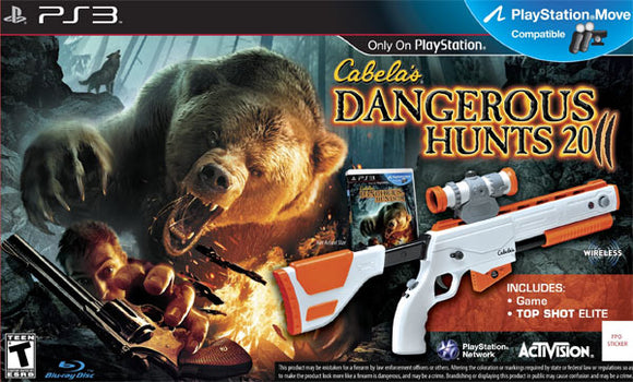 CABELAS DANGEROUS HUNTS 2011 BUNDLE (used) - PlayStation 3 GAMES