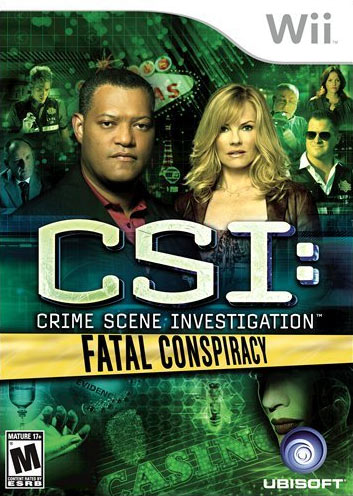 CSI FATAL CONSPIRACY - Wii GAMES