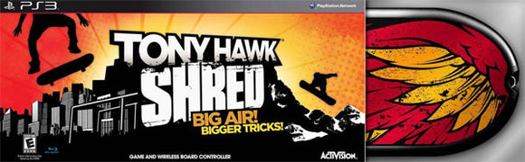 TONY HAWK SHRED BUNDLE - PlayStation 3 GAMES
