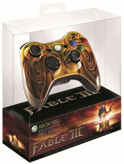 OFFICIAL WIRELESS CONTROLLER - FABLE III (used) - Xbox 360 ACCESSORIES