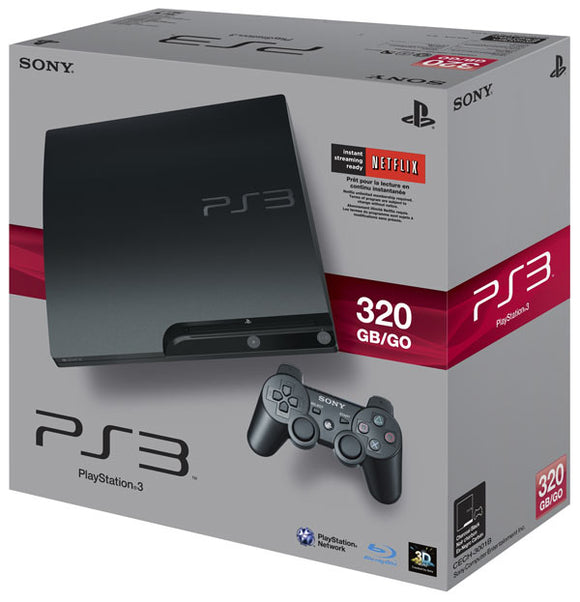 PS3 MODEL 2 BLACK - 320GB - PlayStation 3 System