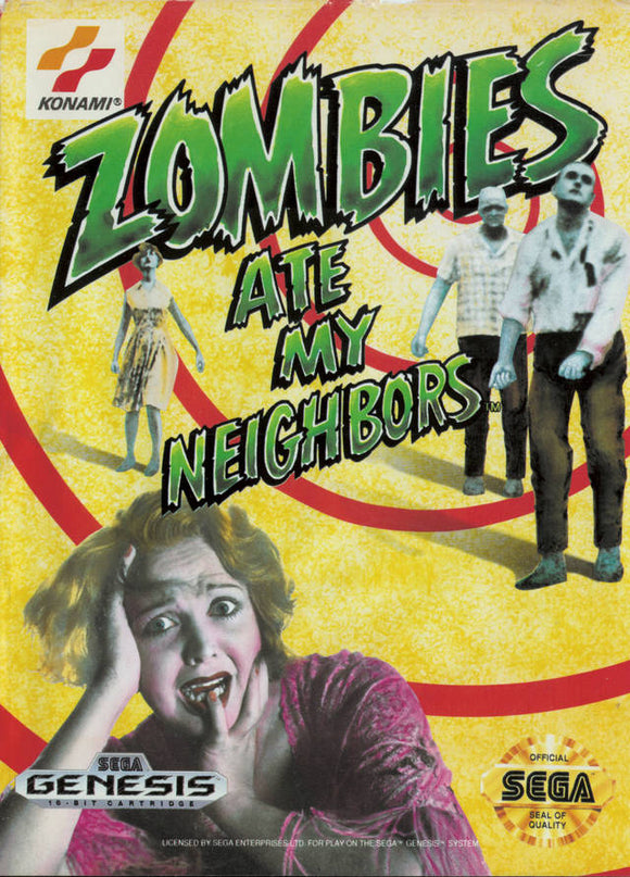 ZOMBIES ATE MY NEIGHBORS (used) - Retro SEGA GENESIS