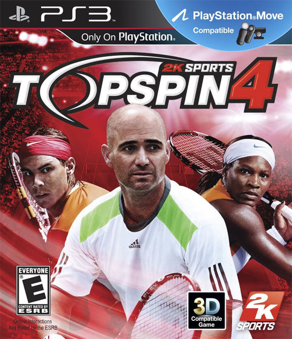 TOP SPIN 4 (new) - PlayStation 3 GAMES