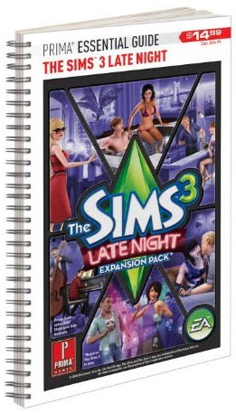 SIMS 3 LATE NIGHT GUIDE - Hint Book