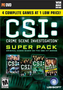 CSI CRIME SCENE INVESTIGATION SUPER PACK - PC GAMES
