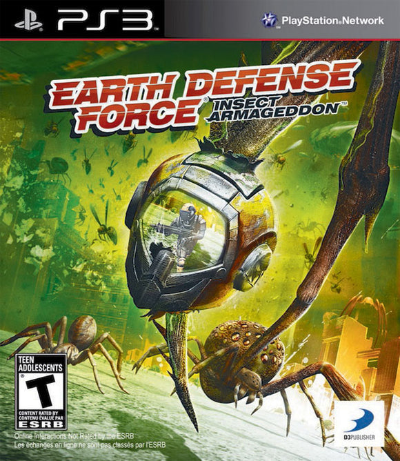 EARTH DEFENSE FORCE INSECT ARMAGEDDON - PlayStation 3 GAMES