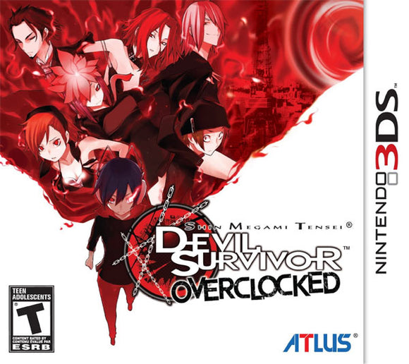 SHIN MEGAMI TENSEI DEVIL SURVIVOR OVERCLOCKED - Nintendo 3DS GAMES