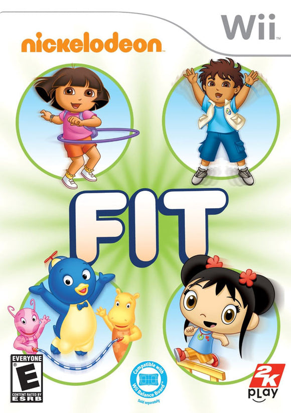 NICKELODEON FIT (used) - Wii GAMES