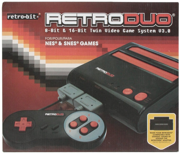 RETRODUO NES/SNES - RED BLACK (used) - Miscellaneous System