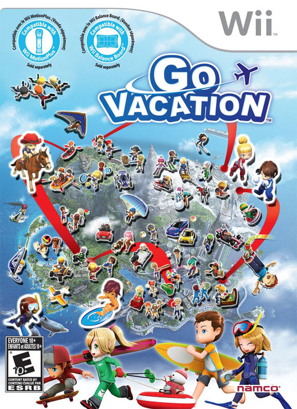 GO VACATION (used) - Wii GAMES