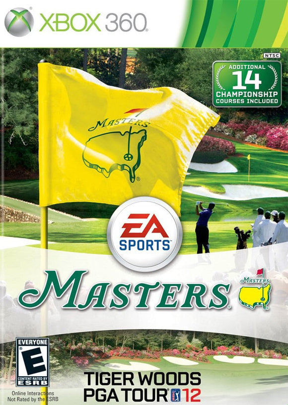 TIGER WOODS PGA TOUR 12 THE MASTERS (used) - Xbox 360 GAMES