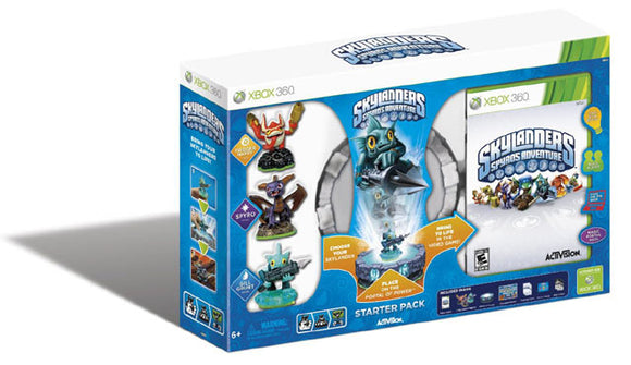 SKYLANDERS SPYROS ADVENTURE STARTER PACK (used) - Xbox 360 GAMES