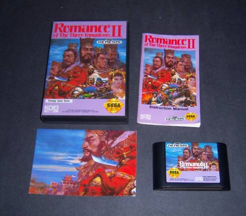 ROMANCE OF THE THREE KINGDOMS II (used) - Retro SEGA GENESIS