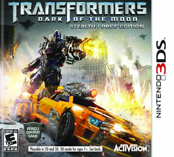 TRANSFORMERS DARK OF THE MOON - STEALTH FORCE EDITION - Nintendo 3DS GAMES