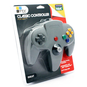 CONTROLLER N64 (TTX TECH) - GREY - N64 CONTROLLERS