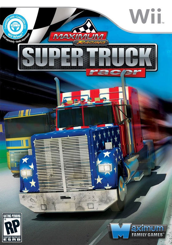 MAXIMUM RACING SUPER TRUCK RACER - Wii GAMES