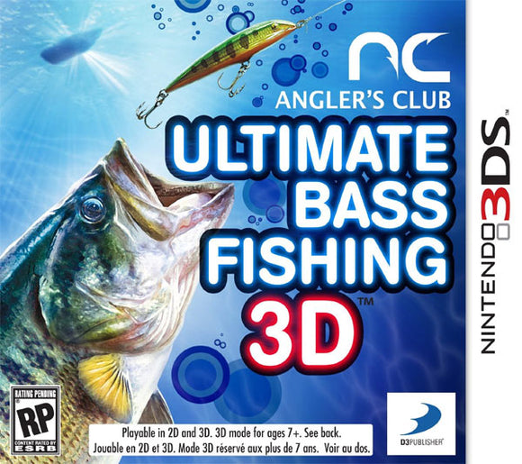 ANGLERS CLUB ULTIMATE BASS FISHING 3D - Nintendo 3DS GAMES