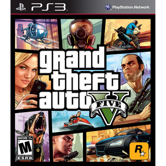 GRAND THEFT AUTO V (new) - PlayStation 3 GAMES