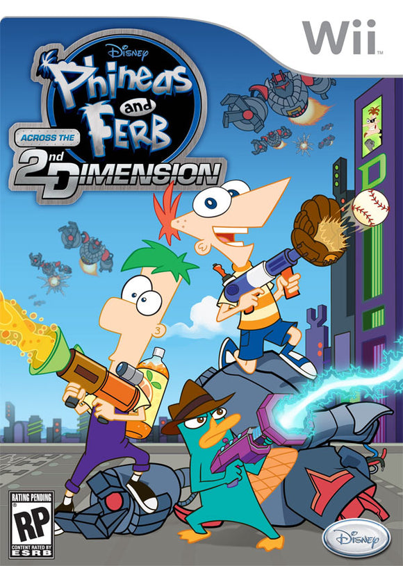 PHINEAS AND FERB ACROSS THE SECOND DIMENSION (used) - Wii GAMES