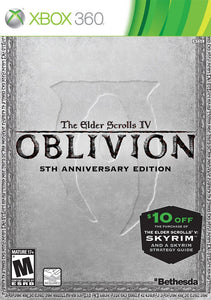 ELDER SCROLLS IV OBLIVION 5TH ANNIVERSARY - Xbox 360 GAMES