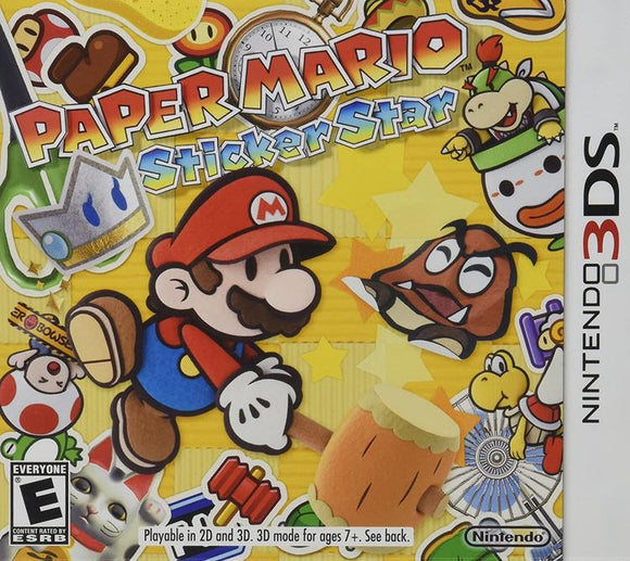 PAPER MARIO STICKER STAR 3D (used) - Nintendo 3DS GAMES