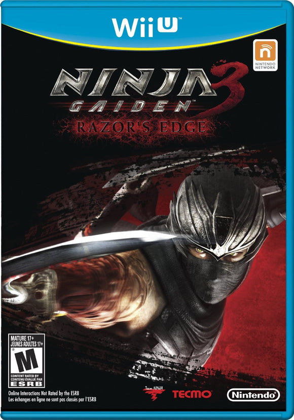 NINJA GAIDEN 3 RAZORS EDGE - Wii U GAMES