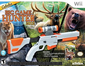 CABELAS BIG GAME HUNTER 2012 WITH GUN - Wii GAMES