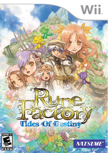 RUNE FACTORY TIDES OF DESTINY - Wii GAMES