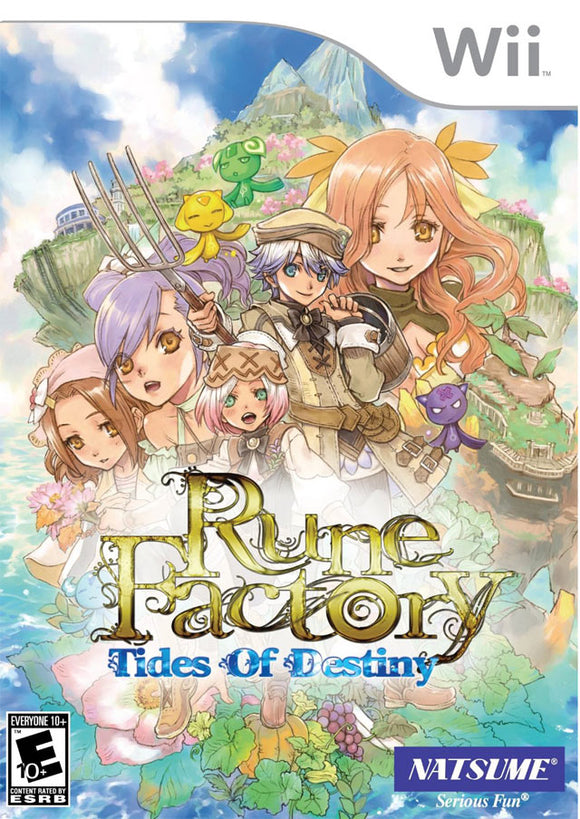 RUNE FACTORY TIDES OF DESTINY - Wii GAMES