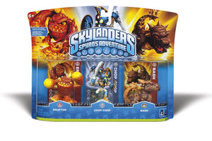 SKYLANDERS 3 PK ERUPTOR CHOP CHOP BASH (used) - Interactive Figure SKYLANDERS