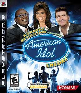 KARAOKE REVOLUTION AMERICAN IDOL - PlayStation 3 GAMES
