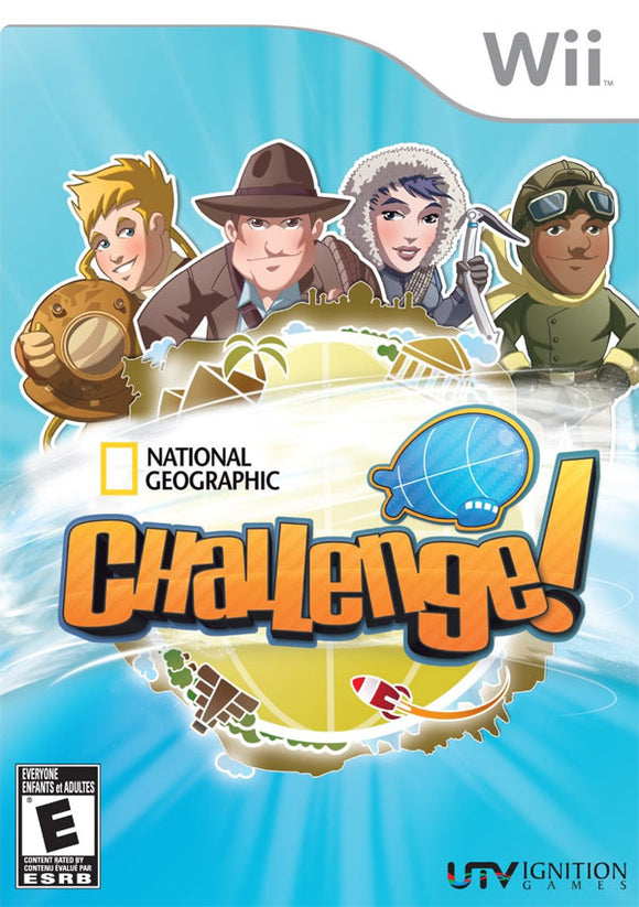 NATIONAL GEOGRAPHIC CHALLENGE - Wii GAMES