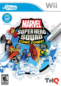 UDRAW MARVEL SUPER HERO SQUAD COMIC COMBAT - Wii GAMES